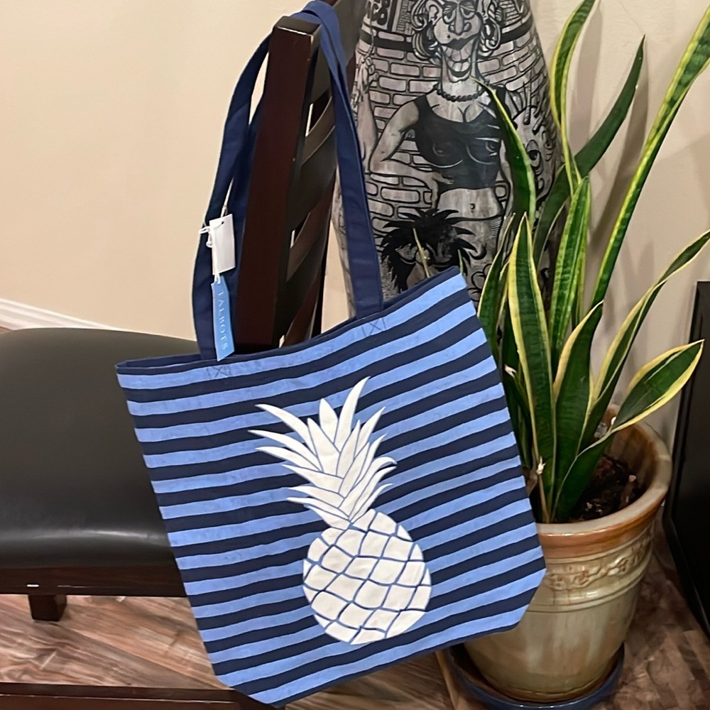 Talbots NWT Limited Edition Pineapple Tote